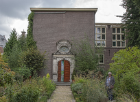 847234 Gezicht op een deel van het voormalige Pharmaceutisch Laboratorium, thans onderdeel van het Universiteitsmuseum ...